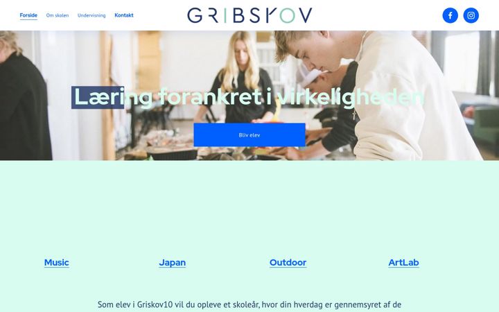 Screenshot of gribskov10.dk