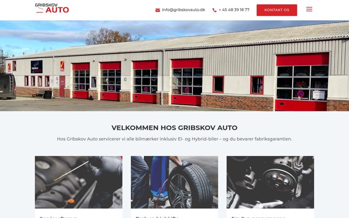 Ekraanipilt saidist gribskovauto.dk