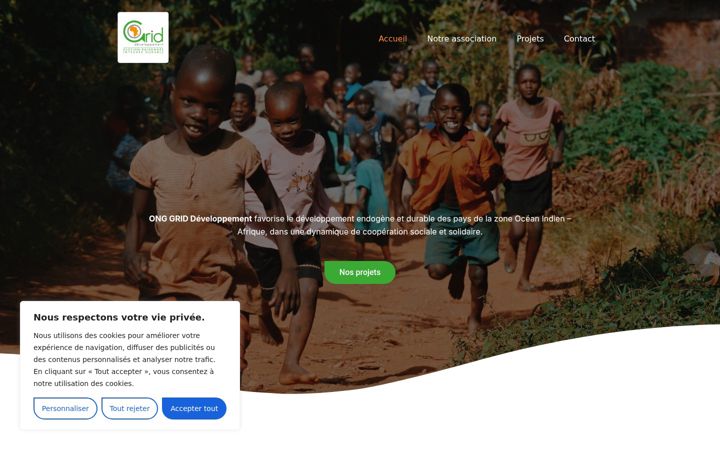Screenshot of grid-developpement.org