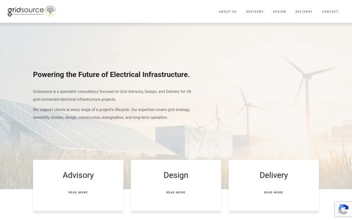 Screenshot of gridsource.co.uk