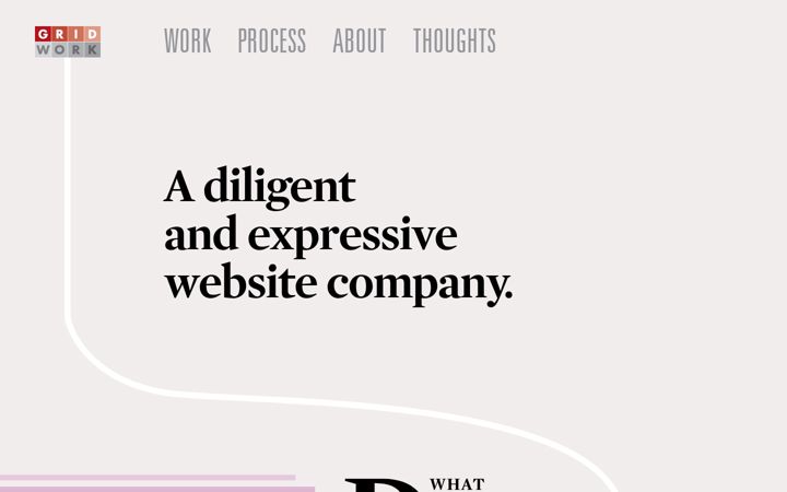 Screenshot of gridwork.co