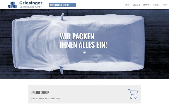 Screenshot of griesinger-verpackung.de