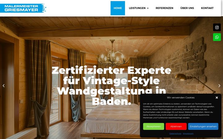 Screenshot of griesmayer.at