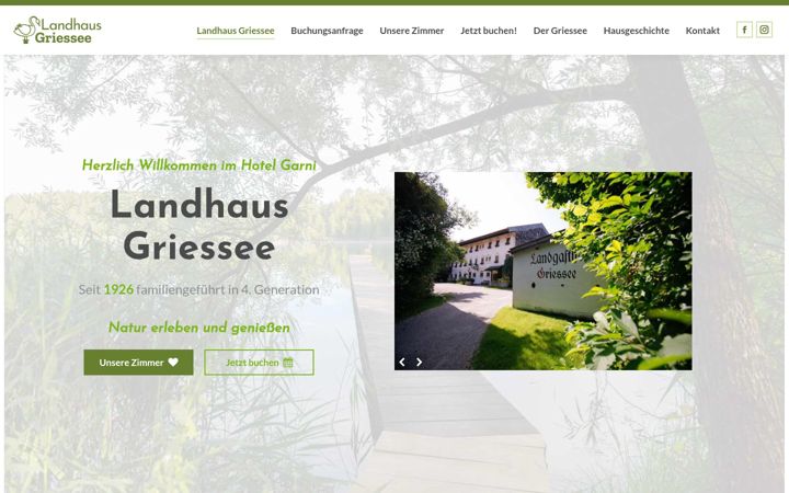 Screenshot of griessee.de