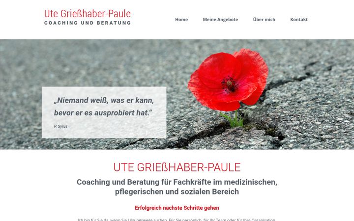 Screenshot of griesshaber-paule.de