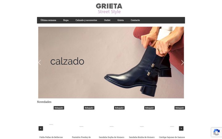Screenshot of grieta.es