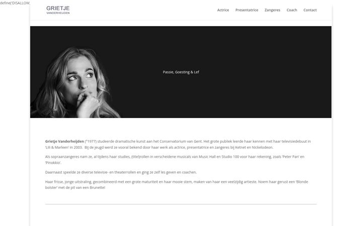Screenshot of grietjevanderheijden.be