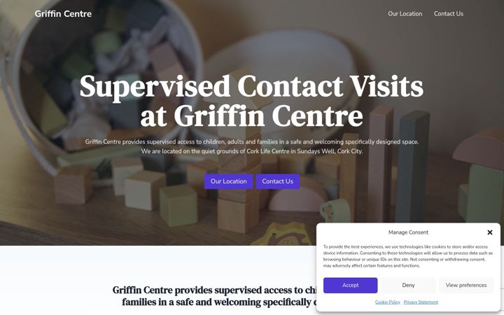Screenshot of griffincentre.ie