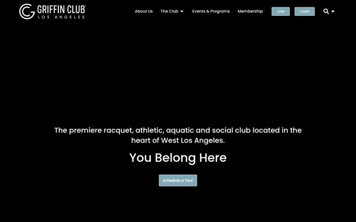 Captura de ecrã de griffinclubla.com
