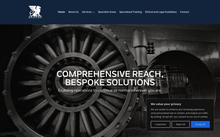 Screenshot of griffonrm.com