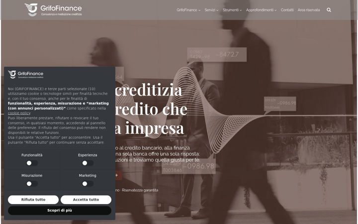 Screenshot of grifofinance.com