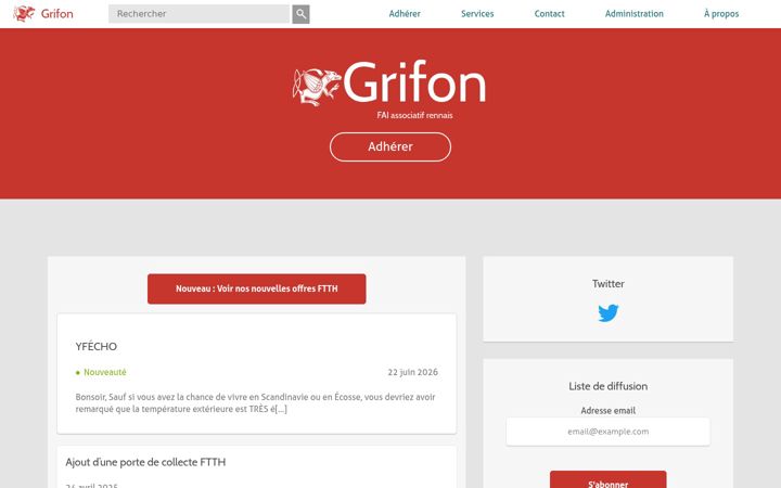 Screenshot von grifon.fr