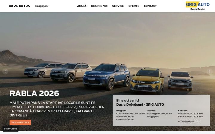 Screenshot of grigauto.ro