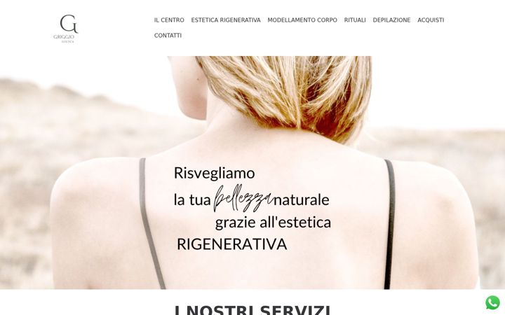 Screenshot of griggioestetica.it
