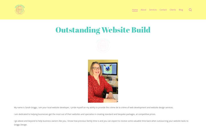 Screenshot of griggsdesign.co.uk