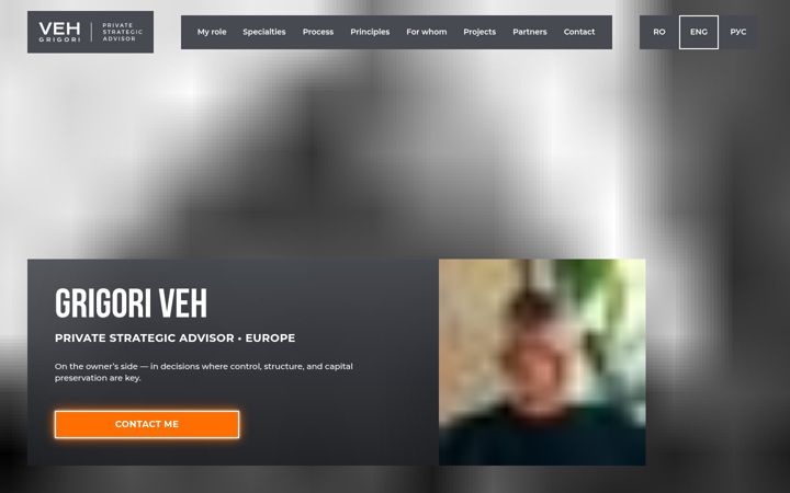 Zrzut ekranu grigoriveh.com
