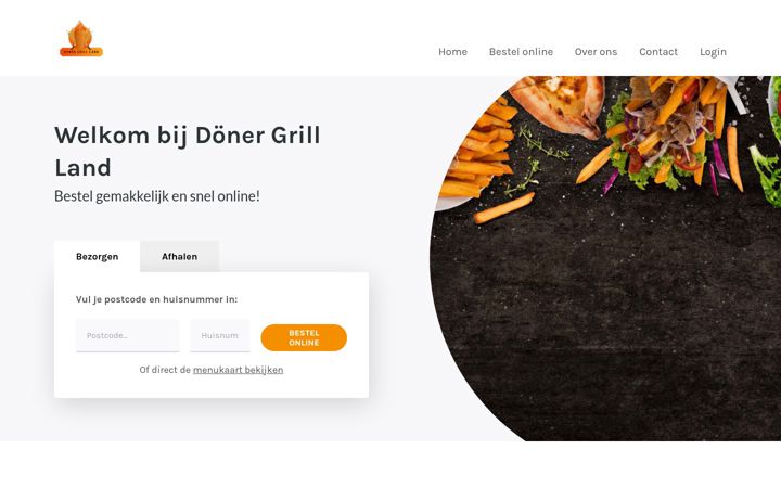 Screenshot of grill-land.nl