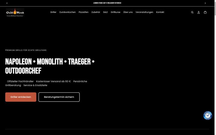 Screenshot of grill-werk.at