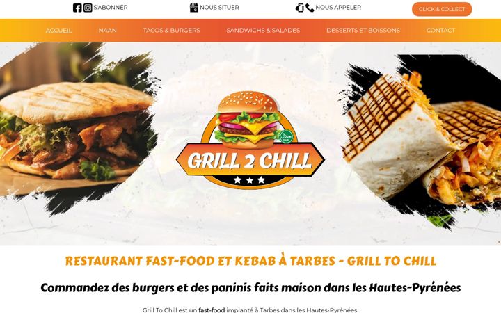 Screenshot of grill2chill.fr