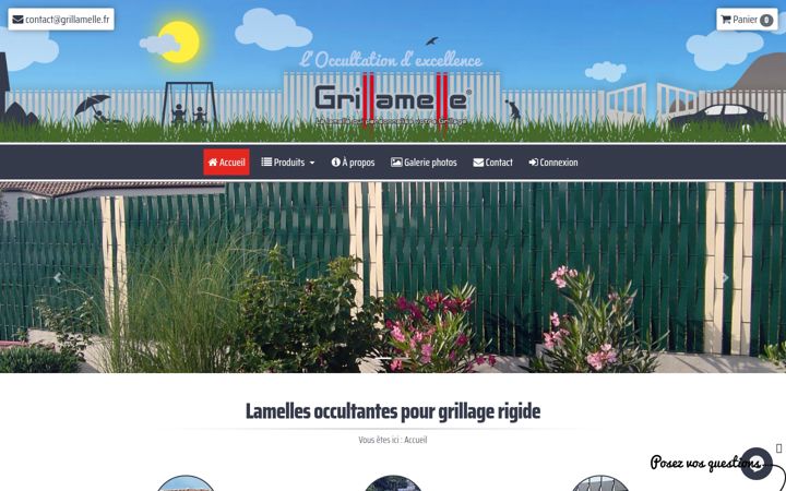 Screenshot of grillamelle.fr
