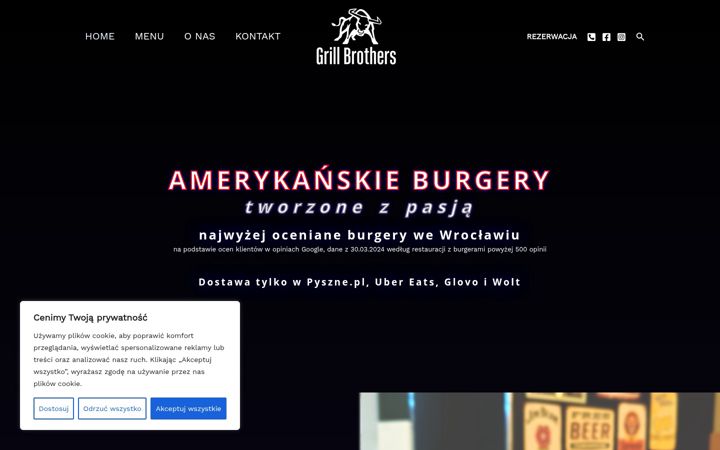 Screenshot of grillbrothers.pl