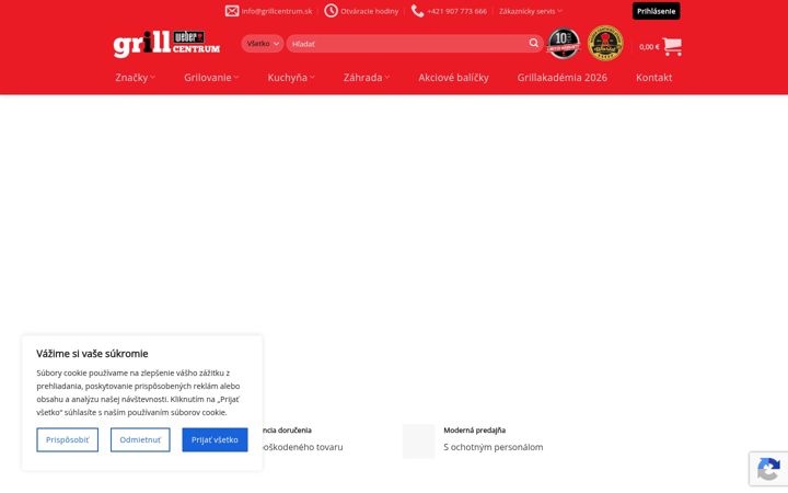 Screenshot of grillcentrum.sk