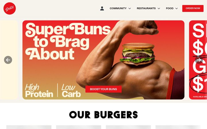 Screenshot of grilld.com.au