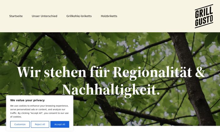 Screenshot of grillgusto.de