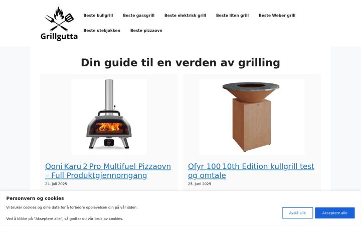 Screenshot of grillgutta.no
