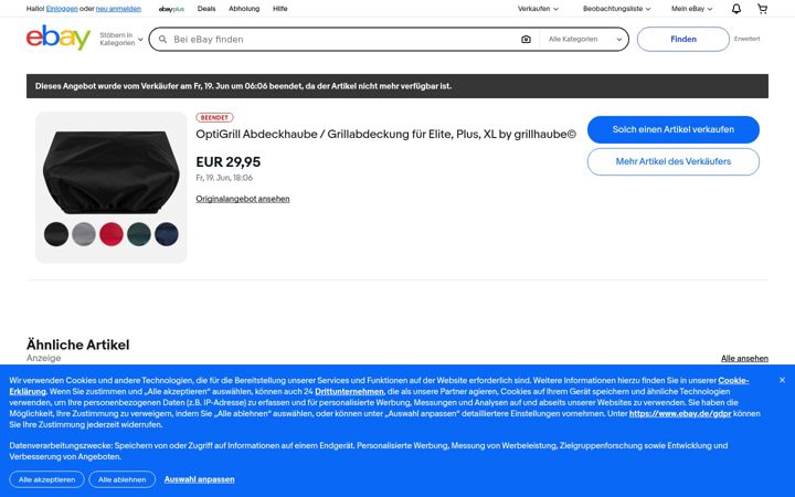 Screenshot of grillhaube.com