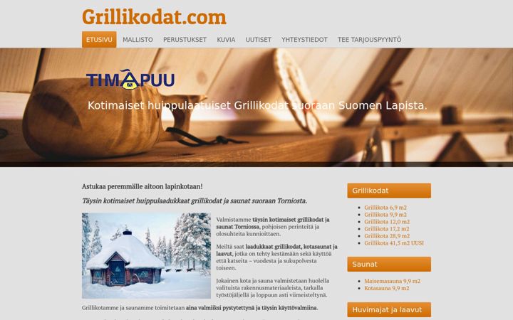 Screenshot of grillikodat.com