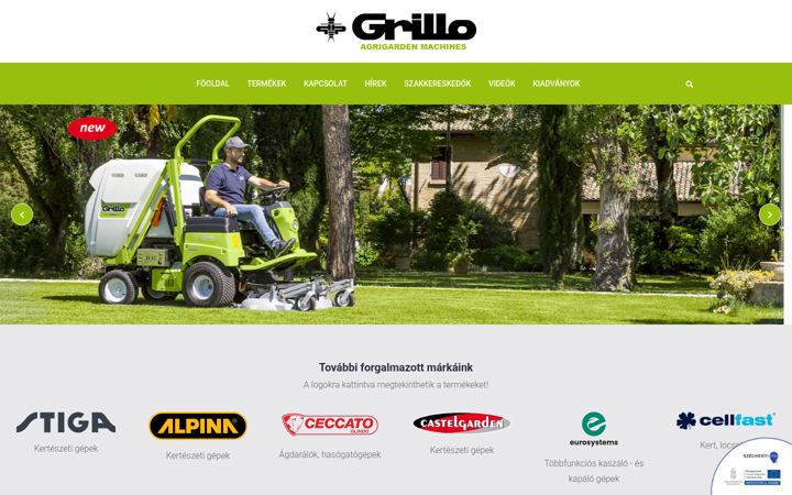 Screenshot of grillogepek.hu