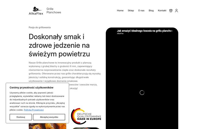 Screenshot of grillplanszowy.pl