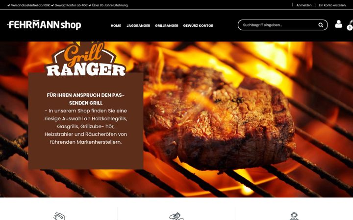 Screenshot of grillranger.de