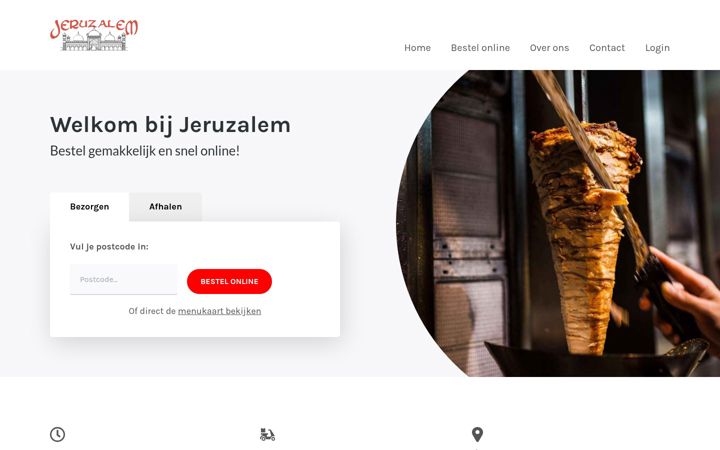 Screenshot of grillroomjeruzalem-delft.nl