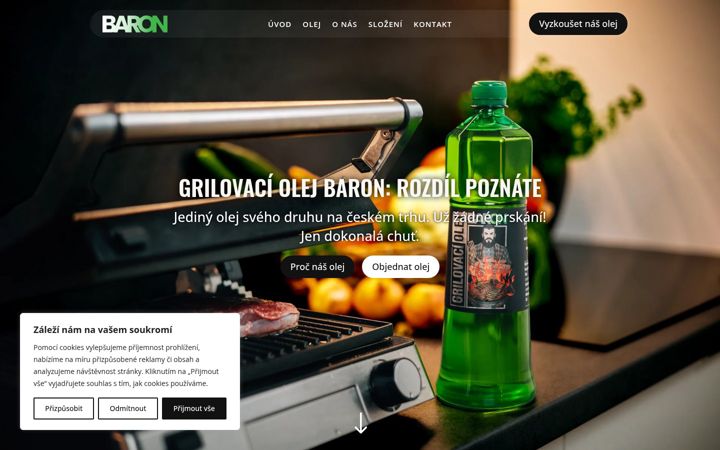 Screenshot of grilovaciolej.cz