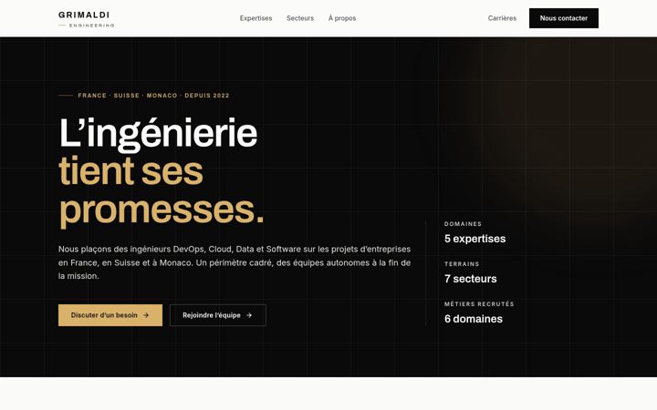 Screenshot of grimaldi-engineering.fr