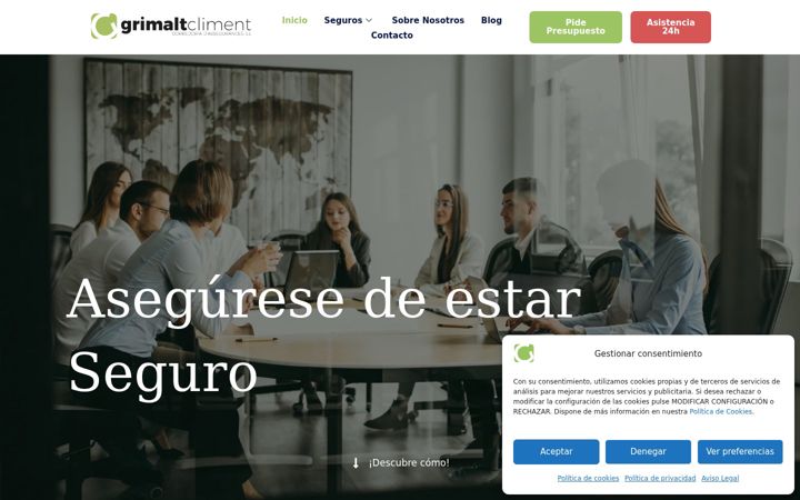 Screenshot of grimalt-seguros.com