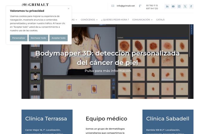 Screenshot of grimalt.net