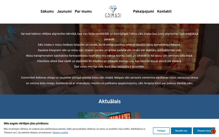 Screenshot of grimari.lv