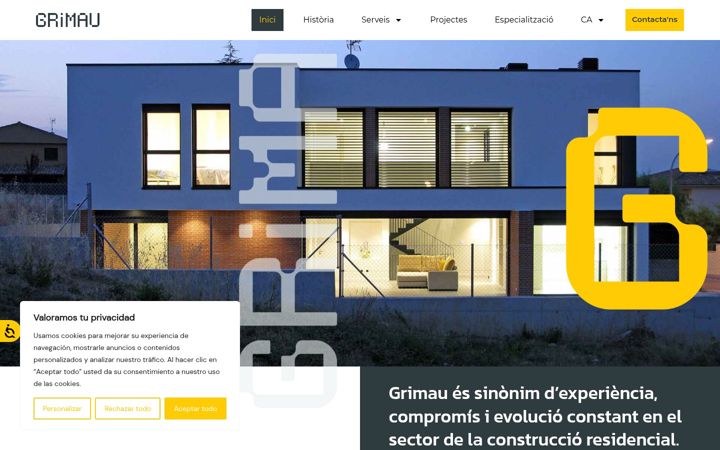 Screenshot of grimauconstruccions.com