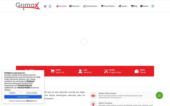 Screenshot του grimax.com.tr
