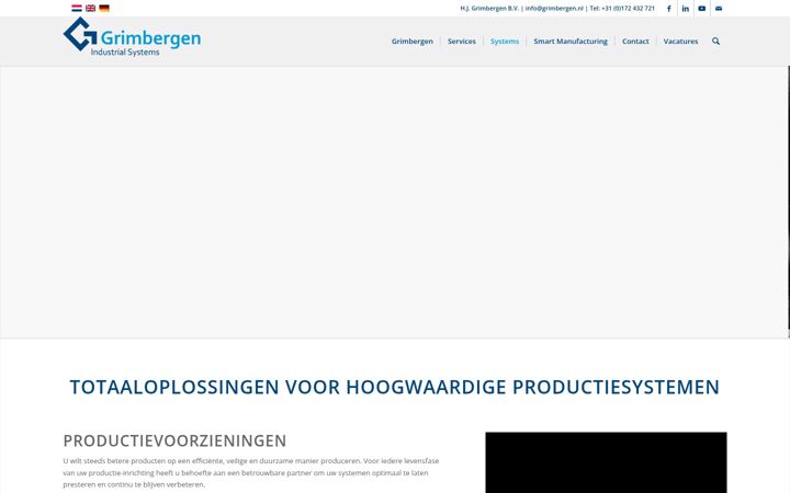 Screenshot του grimbergen.nl