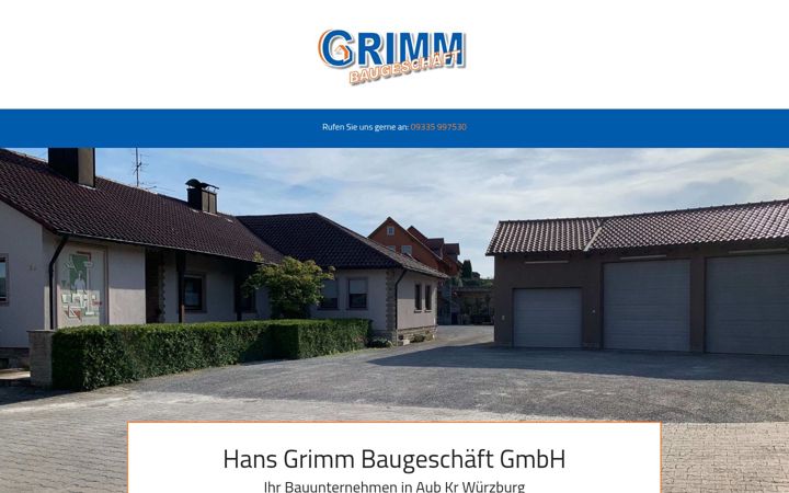 Ekrānuzņēmums no grimm-baugeschaeft-aub.de