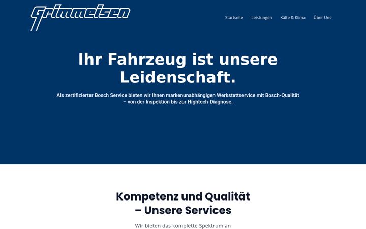 Screenshot of grimmeisen.org