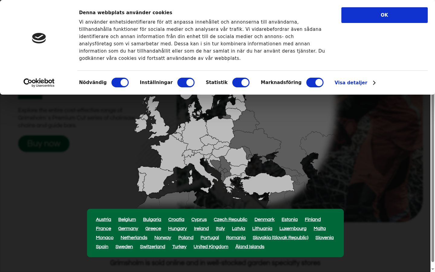 Sutikimo reklamjuostės, rodytos prieš bet kokią sąveiką, ekrano kopija