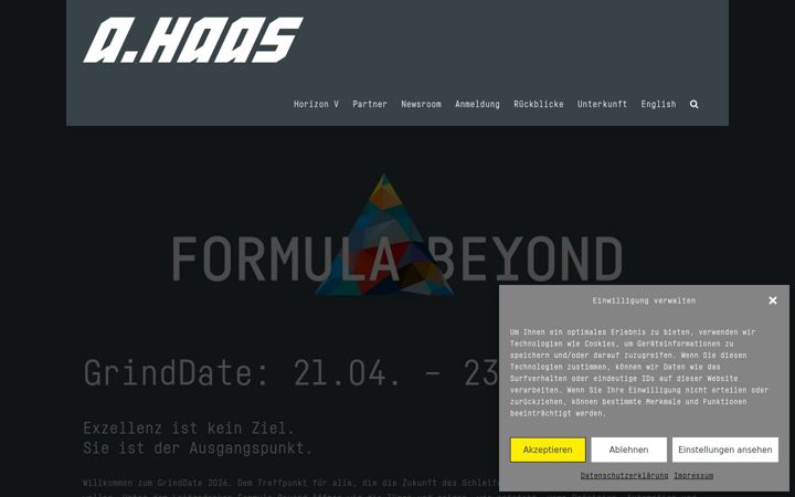 Screenshot of grinddate.de