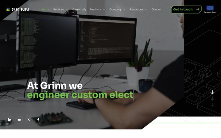 Screenshot of grinn-global.com