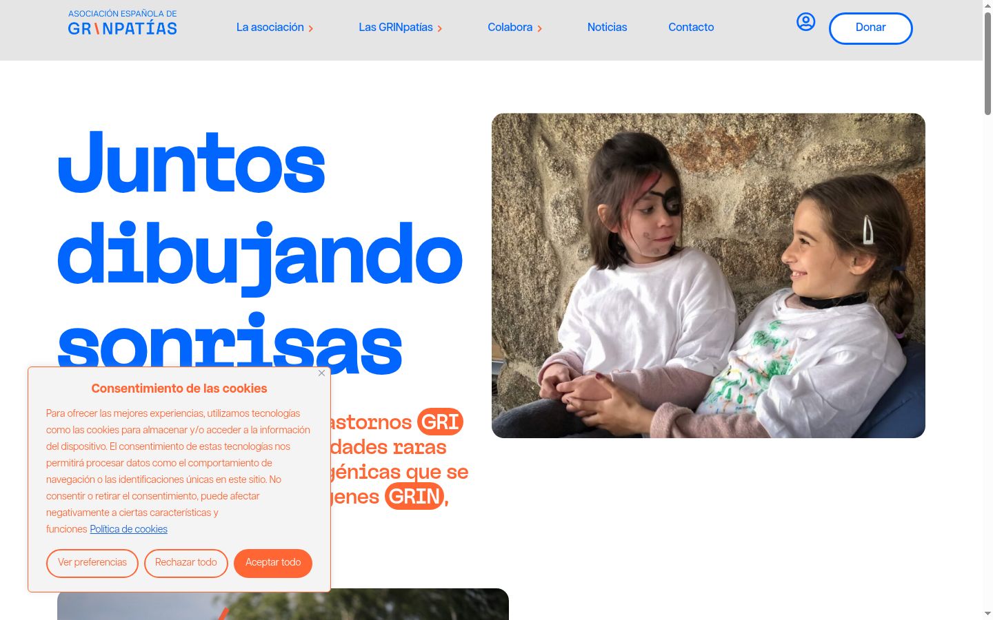 Screenshot tal-banner tal-kunsens muri qabel kwalunkwe interazzjoni