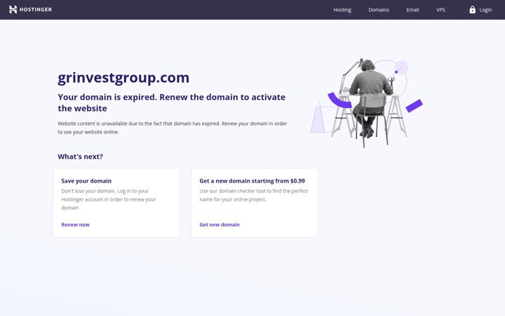 Screenshot of grinvestgroup.com